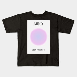 Mind - Mind Body Soul Purple Aura Kids T-Shirt